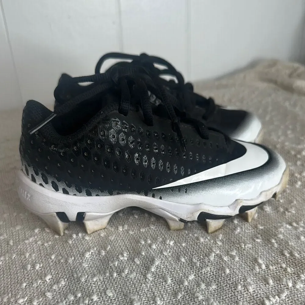 NIKE Vapor Ultrafly Baseball Cleats Shoes Black White size 11C 11